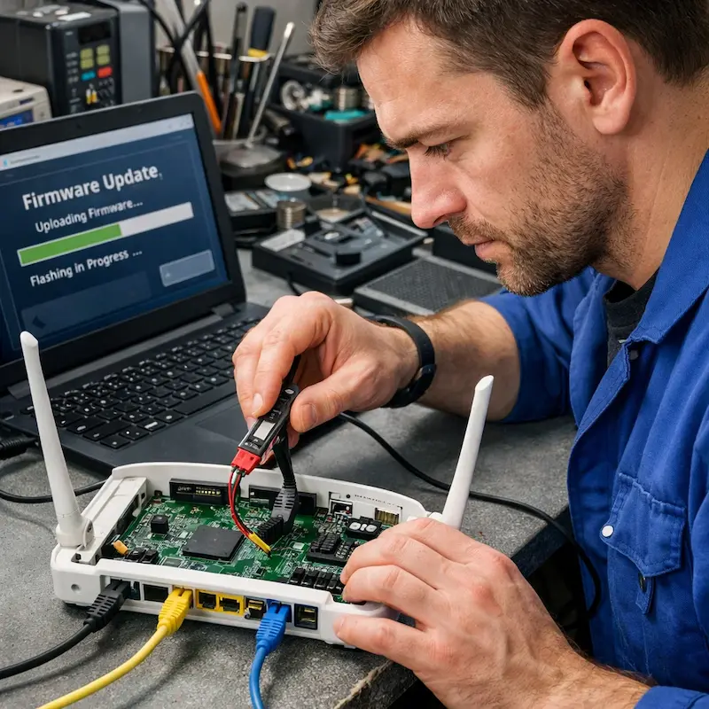 Обновление прошивки роутера в Екатеринбурге