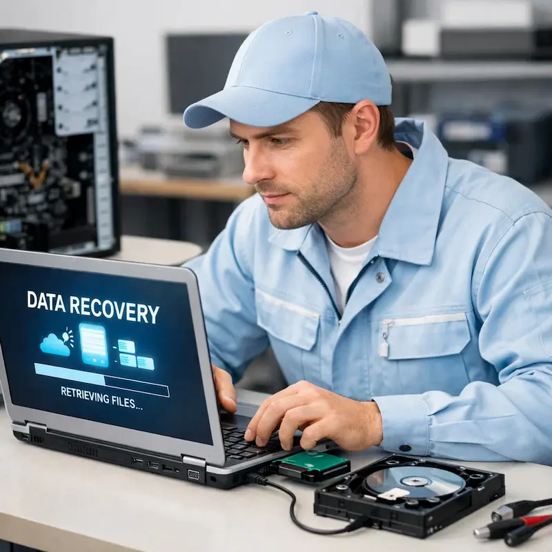 Восстановление данных и файлов в Екатеринбурге