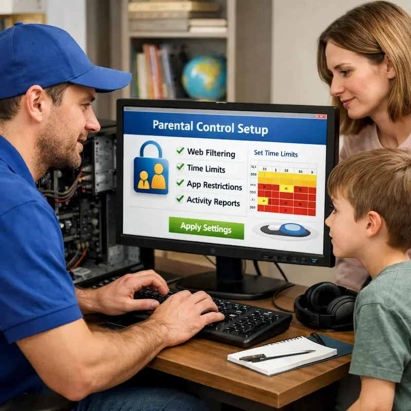 установка родительского контроля в Екатеринбурге