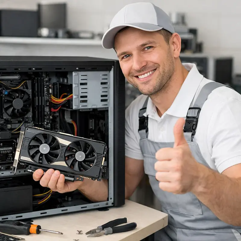 Замена видеокарты ПК в Екатеринбурге