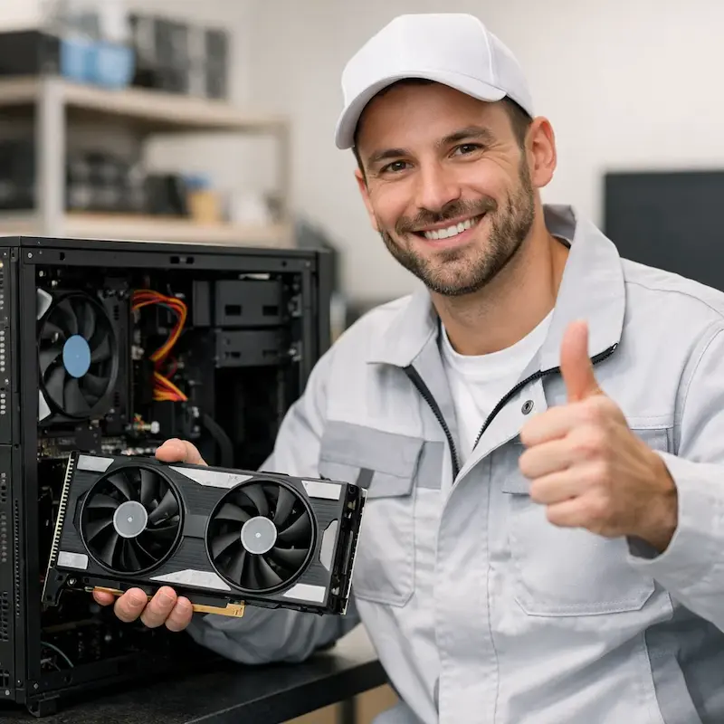 установка видеокарты на ПК в Екатеринбурге